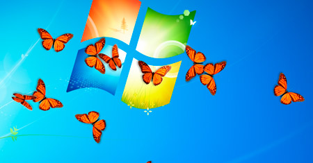 Butterfly On Desktop