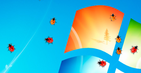 Windows 8 Ladybug on Desktop full